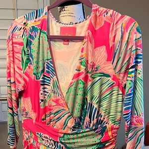 Lilly Pulitzer high low long dress, XL